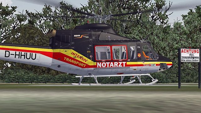 Screenshot 1 — ITH-Luftrettung Bell 412