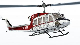 Screenshot 2 — "Gronlandsfly" Bell 212