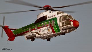 Screenshot 1 — JapanCargo AS 332 Superpuma