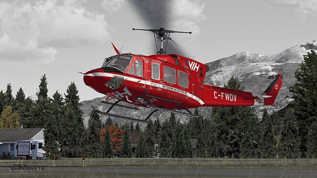 Screenshot 1 — VIH Cougar Helicopters Bell 212