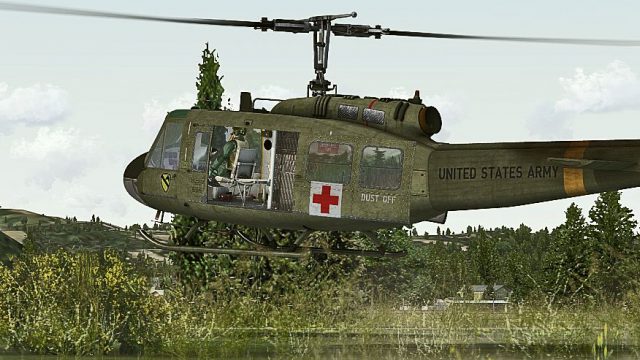 Screenshot 1 — Huey Dust Off Bell UH-1H