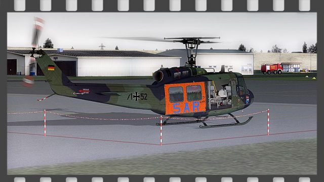 Screenshot 1 — "SAR 71 Hamburg" Bell UH-1H