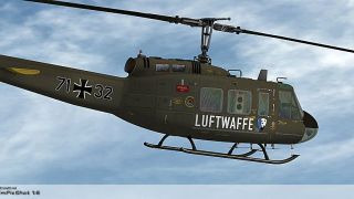 Screenshot 1 — "HTG 64 Luftwaffe" Bell UH-1D
