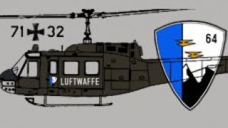 Screenshot 3 — "HTG 64 Luftwaffe" Bell UH-1D