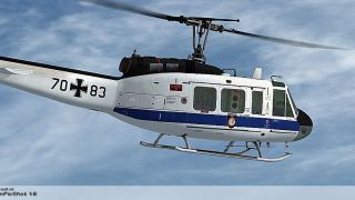 Screenshot 2 — "Flugbereitschaft BMVg" Bell UH-1D