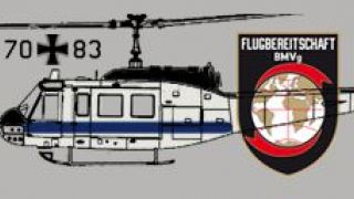Screenshot 3 — "Flugbereitschaft BMVg" Bell UH-1D