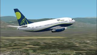 Screenshot 1 — FS2004/2 Sky Airline Chile Boeing 737-200 CC-CTH