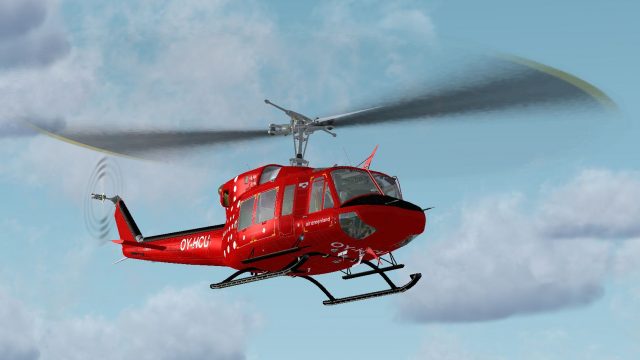 Screenshot 1 — Air Greenland Bell 212 OY-HCU