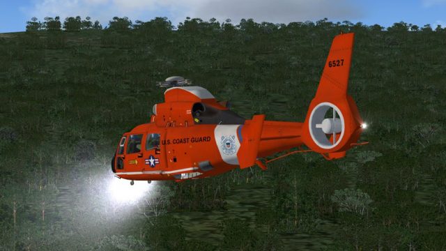 Screenshot 1 — USCG AS365 Texture Update