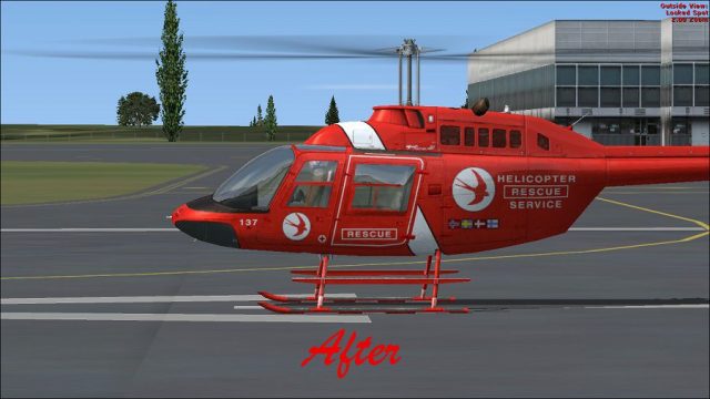Screenshot 1 — Default Bell JetRanger 206B Blurred Texture Fix