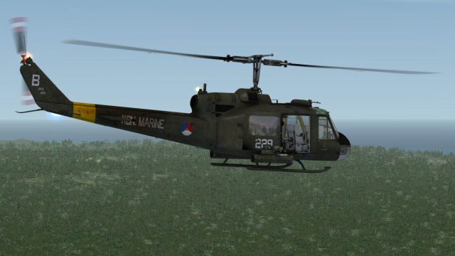 Screenshot 1 — Royal Netherlands Navy Bell UH-1C Panel Fix