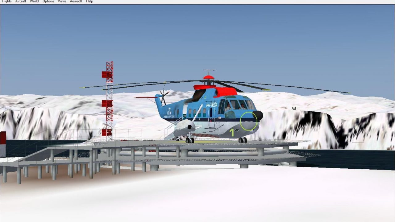 KLM S61 Noordzee Helicopter for FSX