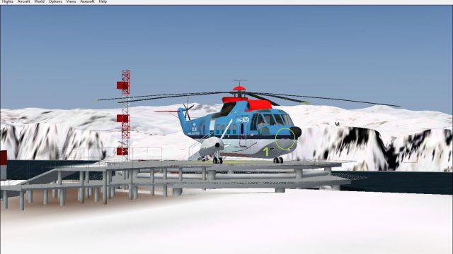 Screenshot 1 — KLM S61 Noordzee Helicopter
