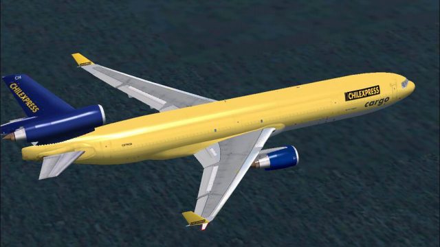 Screenshot 1 — FS2004/FS2002 iFDG McDonnell Douglas MD-11Chilexpress Cargo
