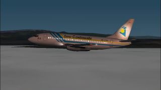 Screenshot 2 — FS2004/FS2002 FlightFX/SGAir Boeing 737-200 Aero Continente
