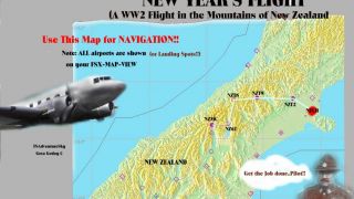 Screenshot 1 — New Year's Flight Adventure