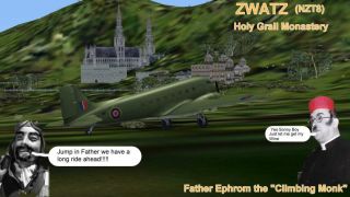 Screenshot 3 — New Year's Flight Adventure
