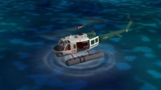 Screenshot 1 — FS2002/FS2004 Bell Helicopters 205A-1 Floats - Evergreen Helicopters