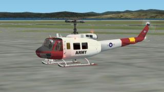 Screenshot 1 — FS2004/FS2002 Bell 205A-1 ARMY Alaska Huey