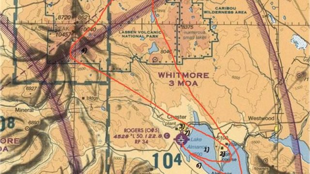 Screenshot 1 — Mt. Lassen Scenic Mission