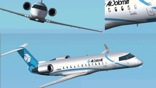 Screenshot 1 — AIR DOLOMITI CRJ200