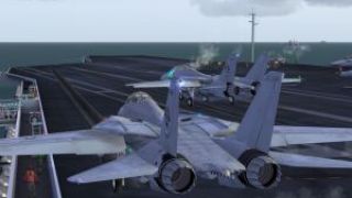Screenshot 1 — F-14 Ops On CV69-12 Mission