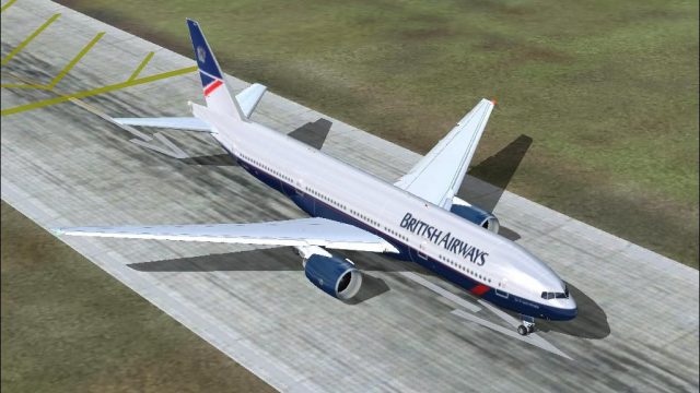 Screenshot 1 — British Airways Boeing 777-236