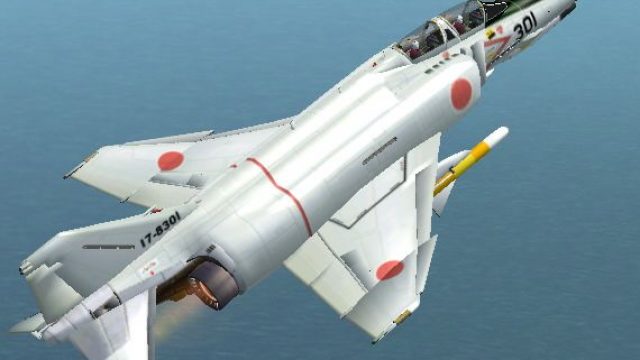 Screenshot 1 — FS2002/FS2004 MITSUBISHI F-4EJ KAI Phantom II F-4EJ of the Japan Air Self Defence Force