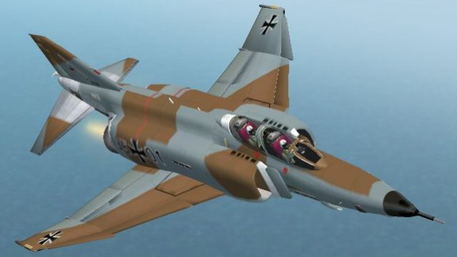 Screenshot 1 — FS2002/FS2004 McDONNELL DOUGLAS RF-4E Phantom II German Air Force