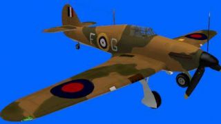Screenshot 1 — CFS3 Gmax Hurricane MkI (v1.0)