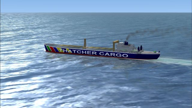 Screenshot 1 — Cargo Ship (Sail/Fly Versions)