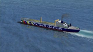 Screenshot 4 — Cargo Ship (Sail/Fly Versions)