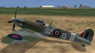Screenshot 2 — CFS3 Spitfire F.IX, 316 "Warszawksi" Squadron