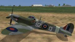 Screenshot 3 — CFS3 Spitfire F.IX, 316 "Warszawksi" Squadron