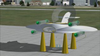 Screenshot 3 — FCB9o9 Sci-Fi Spaceplane