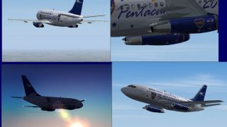 Screenshot 4 — FlightFX/SGAir Boeing 737-200 Aerolineas Argentinas, CABJ Pentacampeon 2003 Special Colors