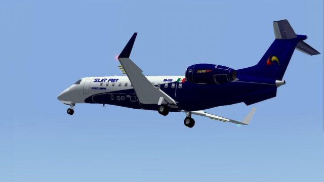 Screenshot 1 — Sur Air Embraer 600 Legacy