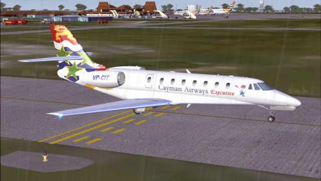 Screenshot 1 — Cayman Airways Executive Cessna Citation