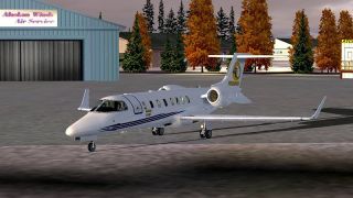 Screenshot 1 — Alaskan Winds LearJet45 and Paint Kit.