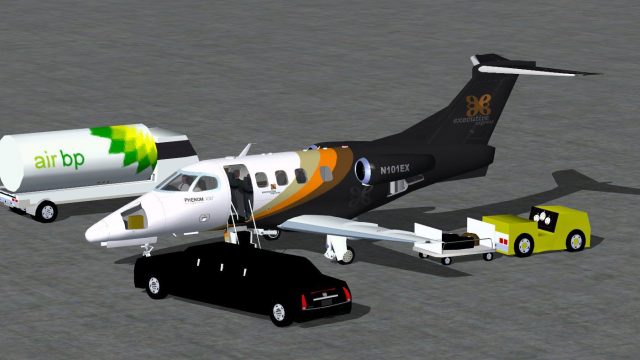 Screenshot 1 — Executive Express Embraer Phenom 100