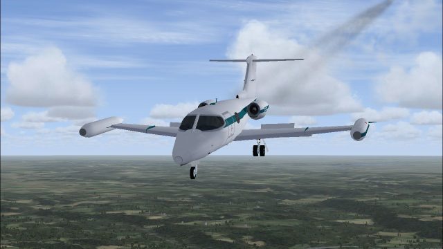 Screenshot 1 — AI Gates Learjet 23