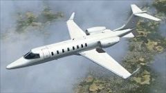Screenshot 2 — White Learjet 45