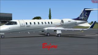 Screenshot 2 — Default Bombardier Learjet 45 Blurred Texture Fix