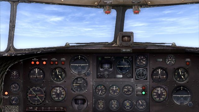 Screenshot 1 — Douglas DC-3 Widescreen 2D Panel