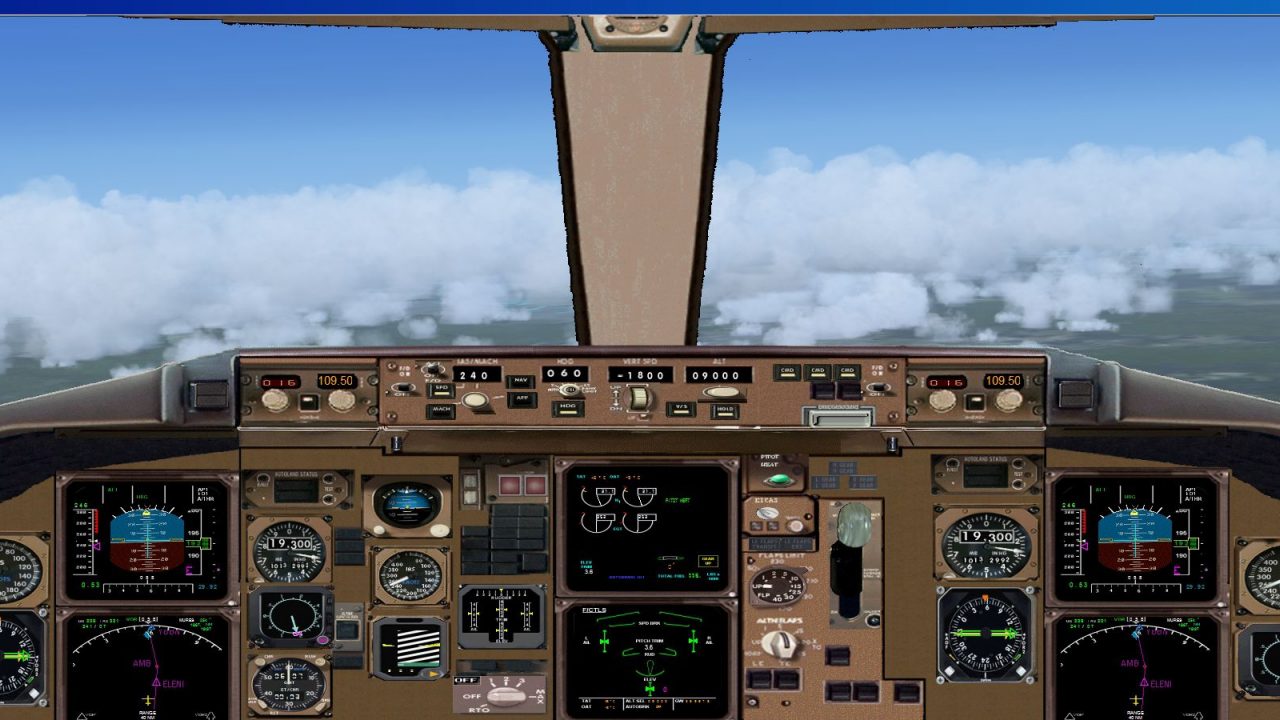 Boeing 767-300 Panel For Dual Monitors for FSX
