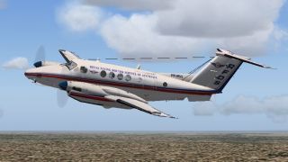 Screenshot 2 — FS2004/FS2002 Kingair B200 of the Royal Flying Doctor Service of Australia, Full Package