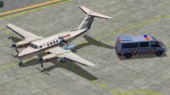 Screenshot 7 — FS2004/FS2002 Kingair B200 of the Royal Flying Doctor Service of Australia, Full Package