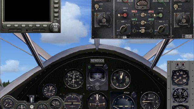 Screenshot 1 — Grumman J2F Duck 2D Panel