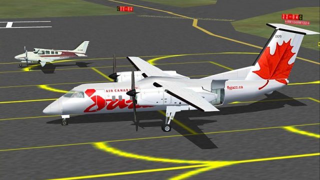 Screenshot 1 — Dehavilland Dash8-102 Air Canada JAZZ