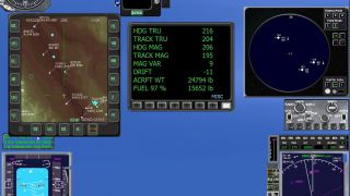 Screenshot 1 — Glass Cockpit Mini Panel